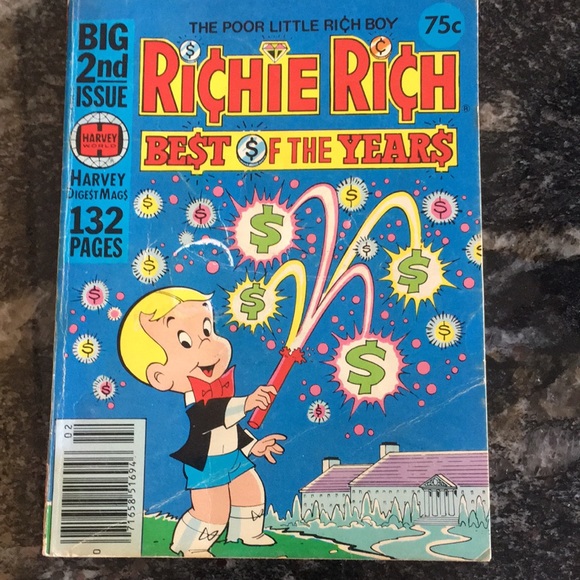 Vintage Richie Rich Best Of Years Digests - Picture 2 of 3